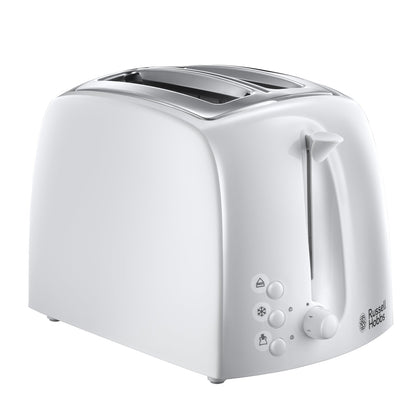 Russell Hobbs Textures White 2 Slice Toaster