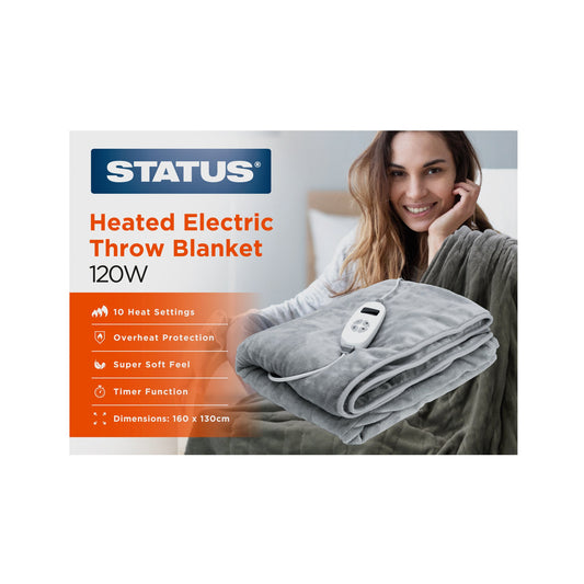 Status Heated Throw Blanket