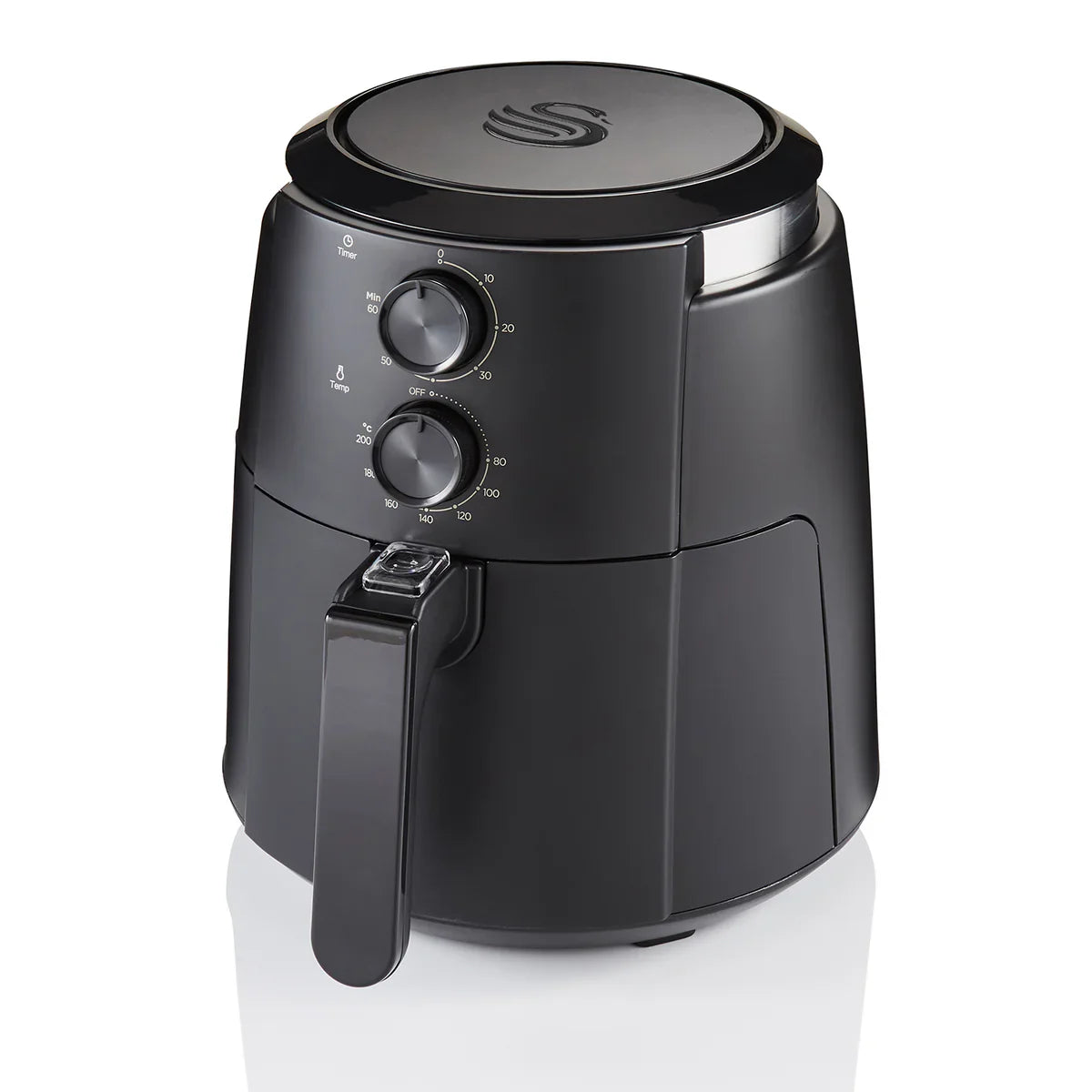 Swan Stealth 4.7L Manual Black Air Fryer